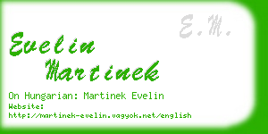 evelin martinek business card